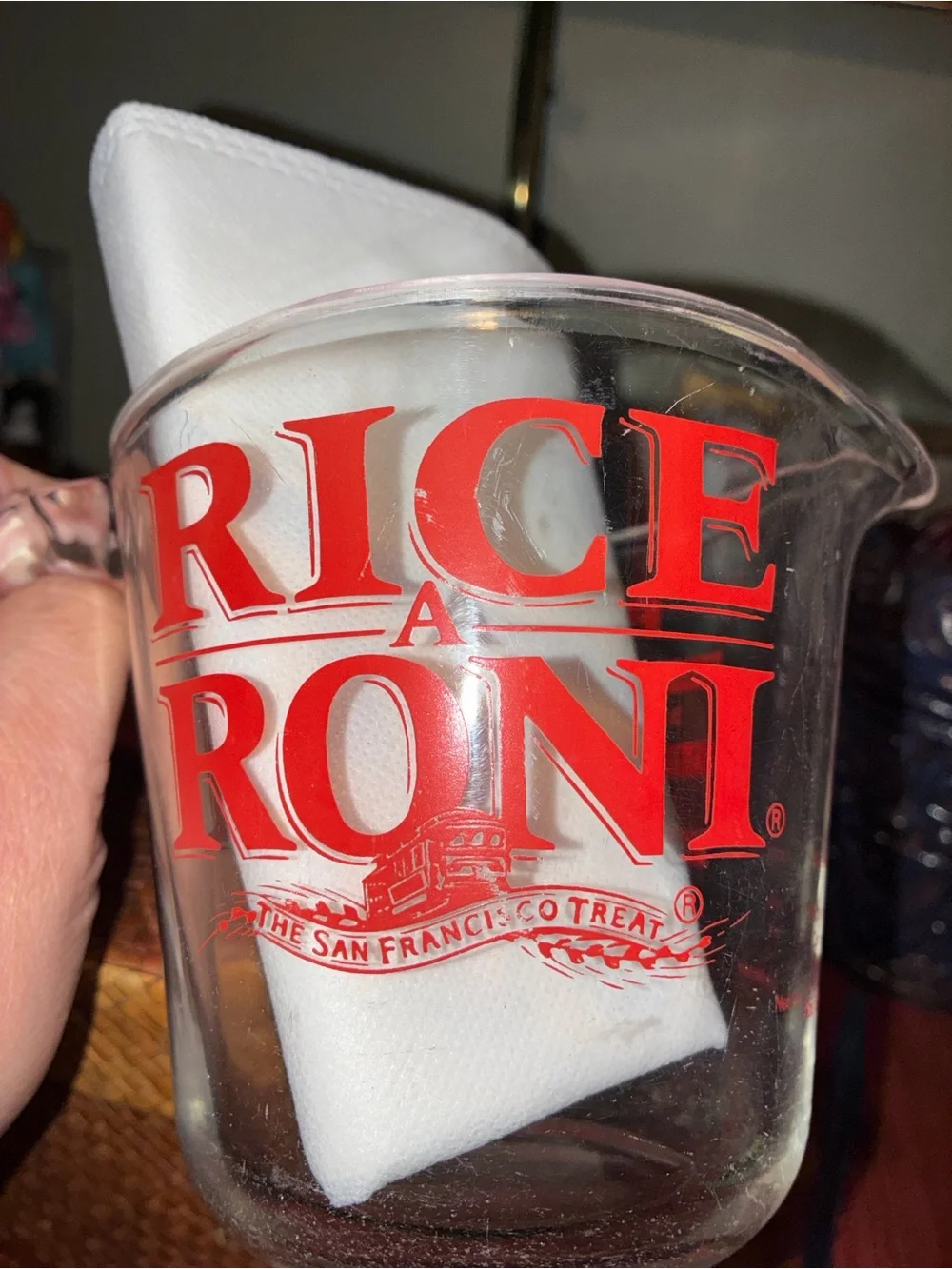 Pyrex Glass 16 oz Measuring Cup made for the Rice-A-Roni Company (1998)